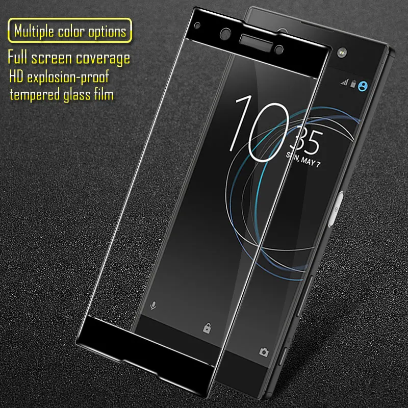 10 шт./лот 3D закаленное стекло для Sony Xperia XA1 ультра полное покрытие 9H Защитная