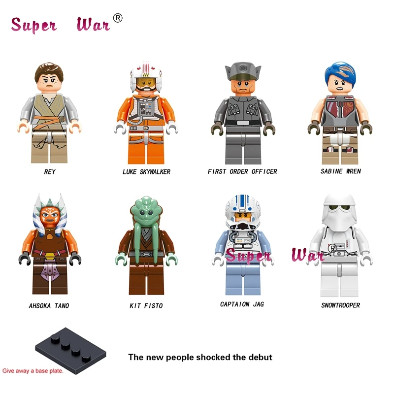 

Single Obi-Wan Kenobi Emperor'S Royal Guard Stormtooper Han Solo Rebel Pilots building block toys for children