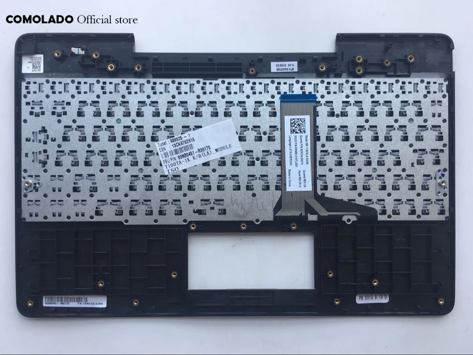 LA Latin Keyboard for ASUS T100 T100A T100C T100T T100TA T100TAF T100TAL T100TAM T100TAR with Palmrest Upper cover LA Layout LA Latin Keyboard for ASUS T100 T100A T100C T100T T100TA T100TAF T100TAL T100TAM T100TAR with Palmrest Upper cover LA Layout