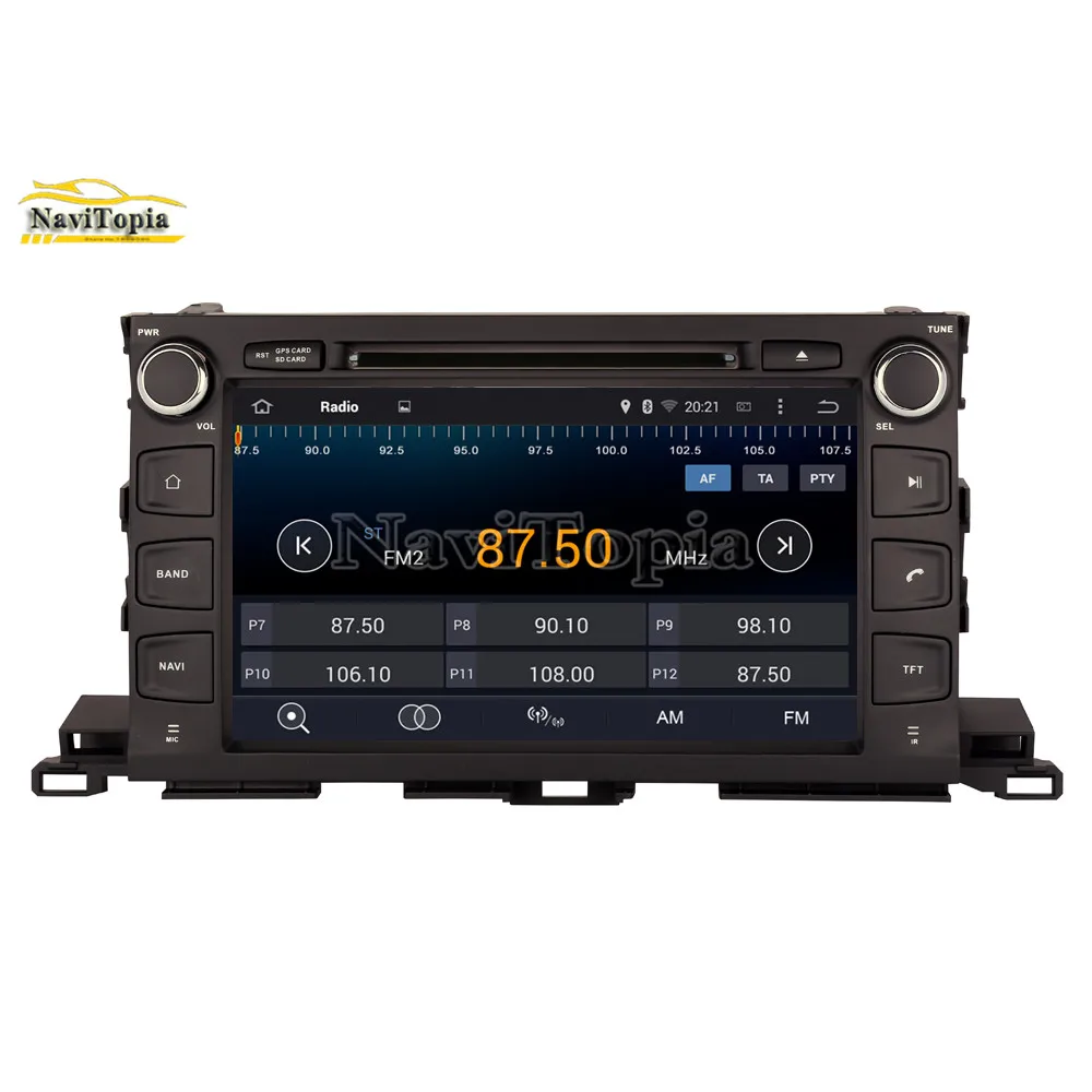 Cheap NAVITOPIA 4G RAM 64G ROM PX6 Six Core Android 9.0 Car DVD Player GPS Navigation for Toyota Highlander/XU50 2014 2015 2016 2017- 5 Cheap NAVITOPIA 4G RAM 64G ROM PX6 Six Core Android 9.0 Car DVD Player GPS Navigation for Toyota Highlander/XU50 2014 2015 2016 2017- 5