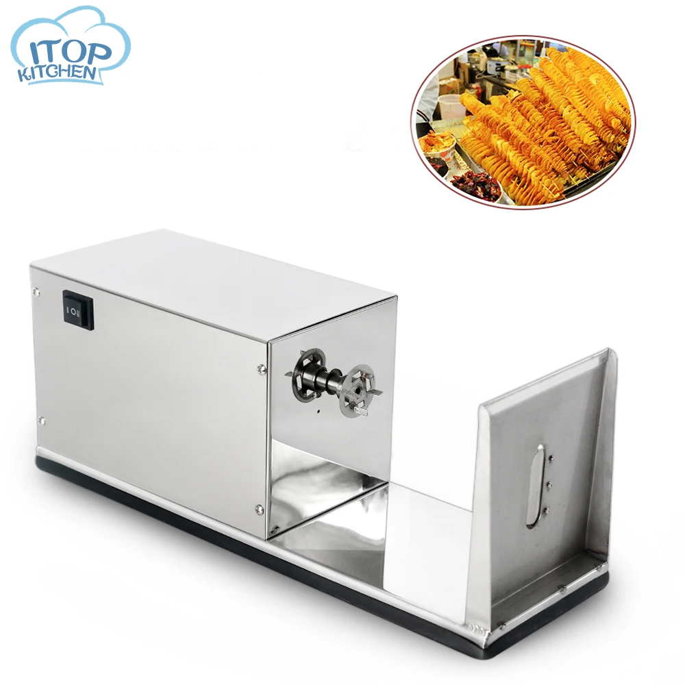 Спиральная машина для резки картофеля, коммерческий автоматический торнадо, инструменты для резки картофеля, электрическая машина для резки картофеля, EU/US Plug
