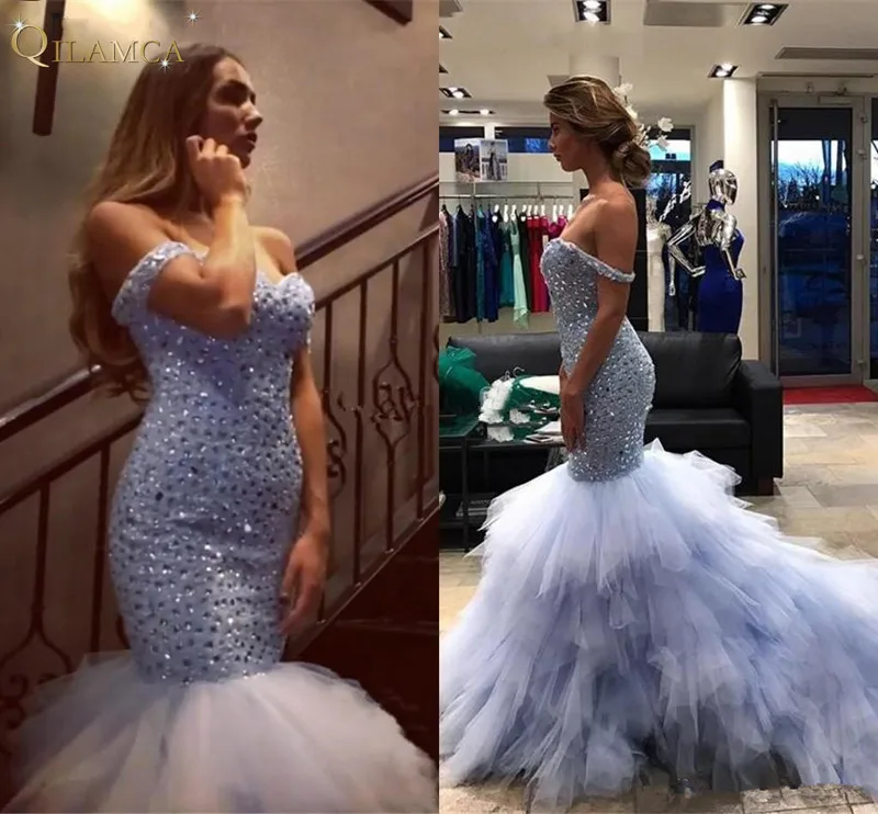 luxury-rhinestone-bodice-prom-dresses-sexy-off-shoulder-zipper-back-ruffles-tulle-long-mermaid-evening-gowns