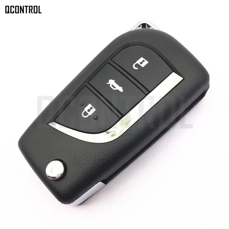 QCONTROL 3BT дистанционный ключ для Toyota Camry Corolla RAV4 рейз автомобильный радиопередатчик 315MHz 12BER-01 12BER-02 TOY40 Blade