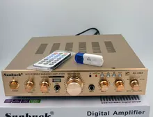Selling NEW 5 channel Digital Household Power Machine Cara OK Bluetooth Adapter Card USB With Audio Amplifier Radio for Russia