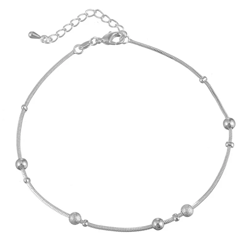Изысканные пикантные анклет(браслет на ногу браслет Cheville босиком босоножки Украшенные бижутерией ножная цепочка на браслет на ногу для Для женщин пляжное летнее - Окраска металла: M
