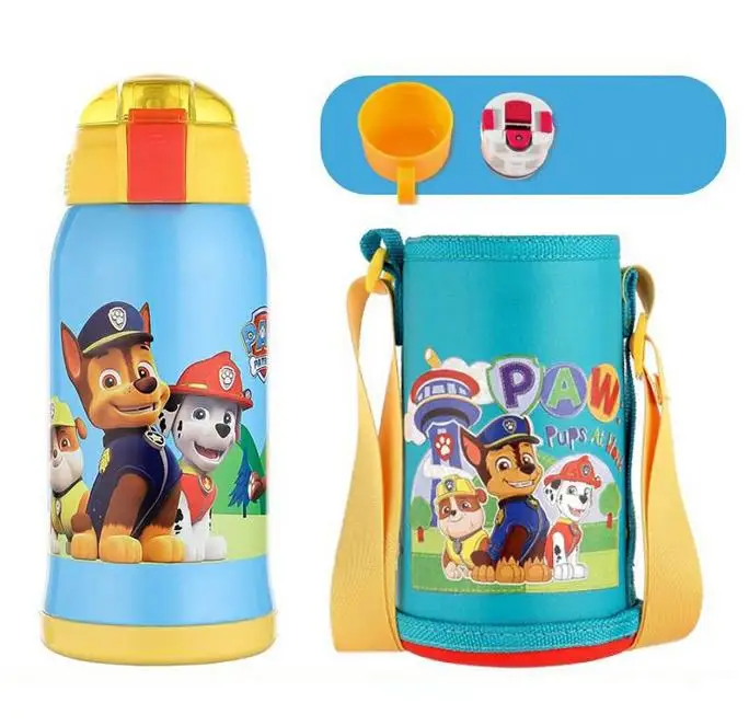 Подлинный термос Paw Patrol PC0130 с двойной крышкой для детей, 316 нержавеющая сталь, 550 мл, термос, игрушка для детей на день рождения, подарок