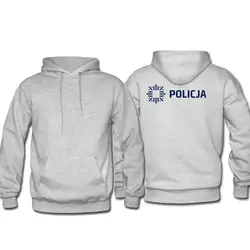 2019 новейший бренд хип хоп мужские толстовки Повседневный Забавный свитшот с принтом Мужские куртки с капюшоном польская полиция
