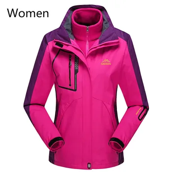 

2018 the new men's and women's assault clothes are waterproof, windproof and warm, one coat and three mountaineering jacket 9XL