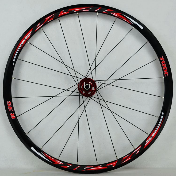 Best 700CC Wheels disc brake road wheels road bicycle road bike V/C brake 30MM alloy rim 29inch Cross-country road bike. light wheel 26