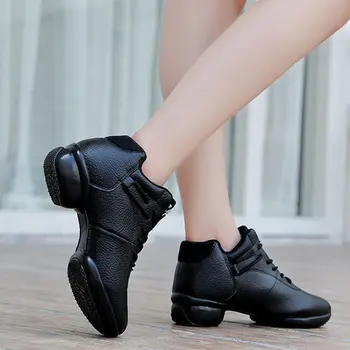 

PU Jazz Dance Shoes Woman's Modern Dance Shoes Ladies Girls Ballroom Jazz Dance Sneakers Female Outdoor Sports Trainers Shoes