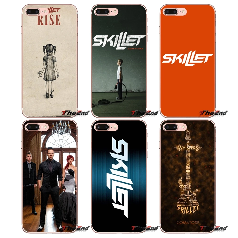 

Skillet rock Transparent Soft Cases Covers For Sony Xperia Z Z1 Z2 Z3 Z5 compact M2 M4 M5 E3 T3 XA Aqua LG G4 G5 G3 G2 Mini