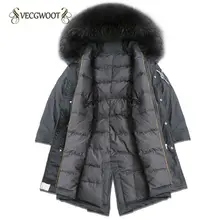 Корейский Толстый женский пуховик Новинка зимняя женская куртка теплая верхняя одежда модное женское пальто с капюшоном куртка высокого качества WLX498