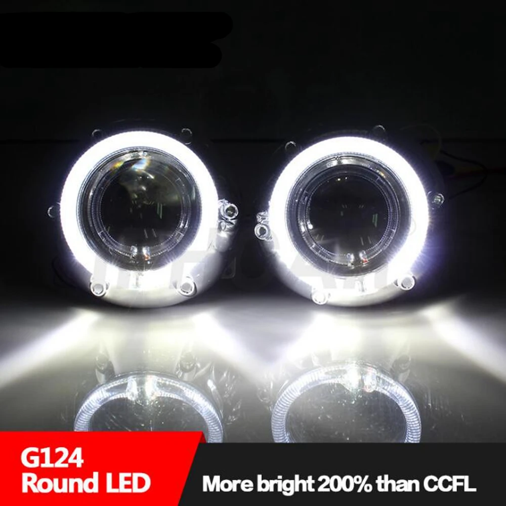 2 шт. 3 0 дюйма для дневных светодиодных ходовых ангельских глаз drl hid Биксеноновые