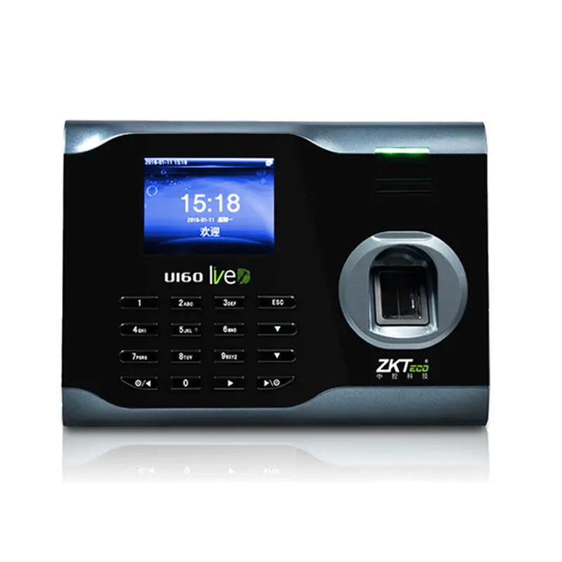 Zksoftware-U160-Biometric-fingerprint-reader-Time-Attendance-Time-Clock-Recorder-WIFI-Function-TCP-IP-USB-Free