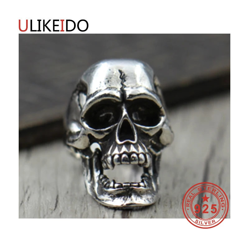 

100% Pure 925 Sterling Silver Jewelry Rings Adjust Vintage Mens Signet Ring For Women Special Christmas Gift 982