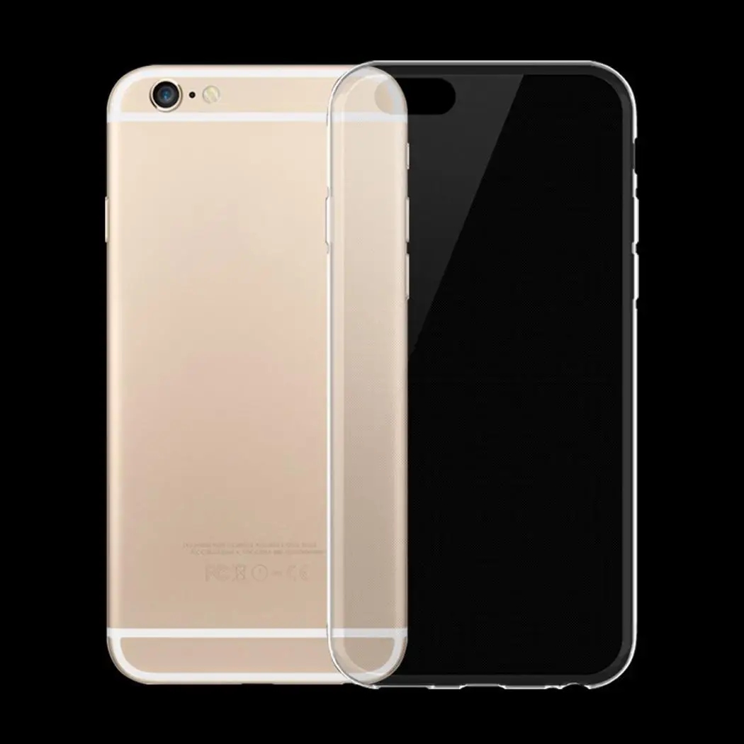 Высокое качество ТПУ мягкий тонкий прозрачный чехол для iPhone только телефон не