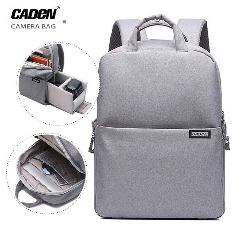 

Caden Fashional Travel backpack Bag, Universal Large Capacity DSLR Camera Triangle Sling Bag for Sony Nikon Canon Digital Camera
