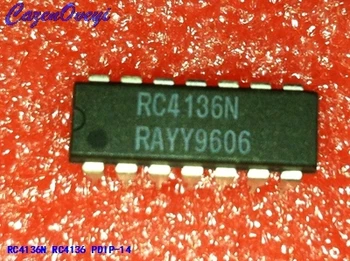 

1pcs/lot RC4136N RC4136 XR4136 DIP-14 In Stock