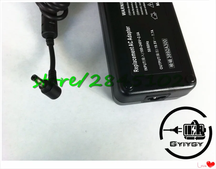 19,5 V 7.7A 150 W AC Питание адаптер Зарядное устройство для ASUS N73 NX90J N71Y