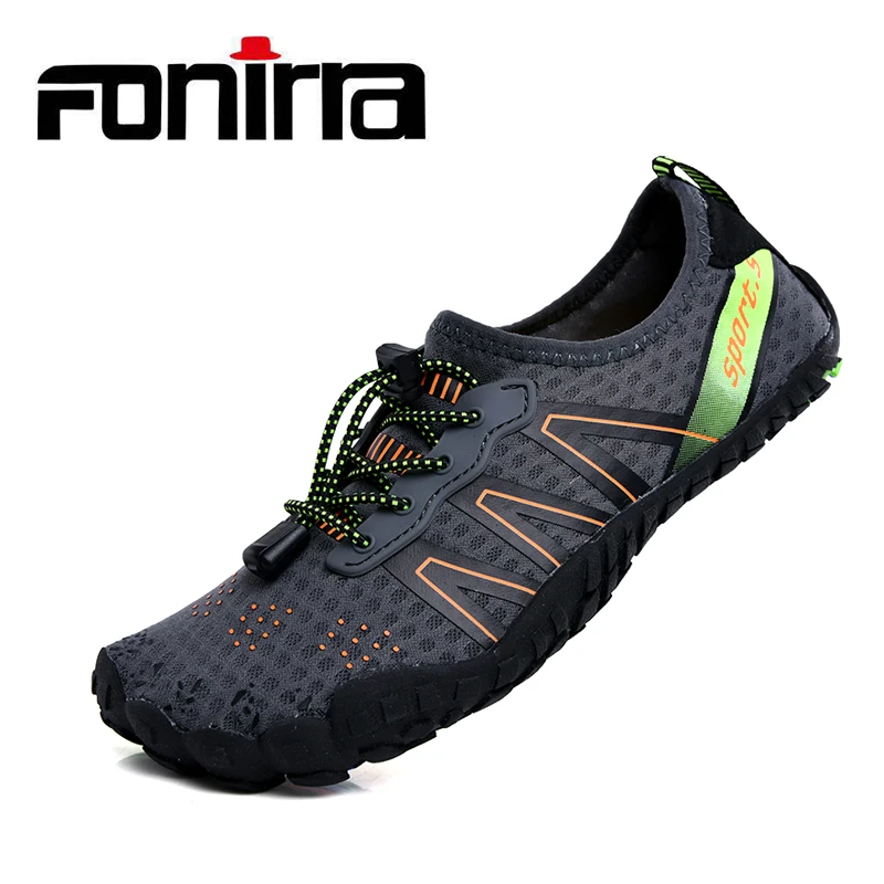 

FONIRRA Summer Outdoor Shoes Men Women Lightweight Breathable Mesh Creek Beach Men Quick-Dry Shoes Lover Beach Shoes Big Size570