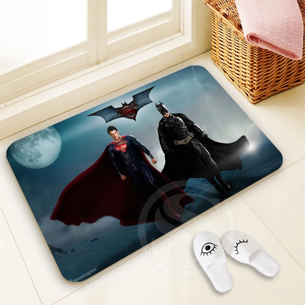 H P751 Custom Superman 1 Doormat Home Decor 100 Polyester Pattern H P751 Custom Superman 1 Doormat Home