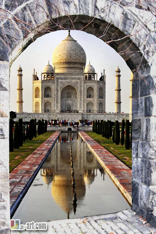Online Buy Wholesale taj mahal art from China taj mahal