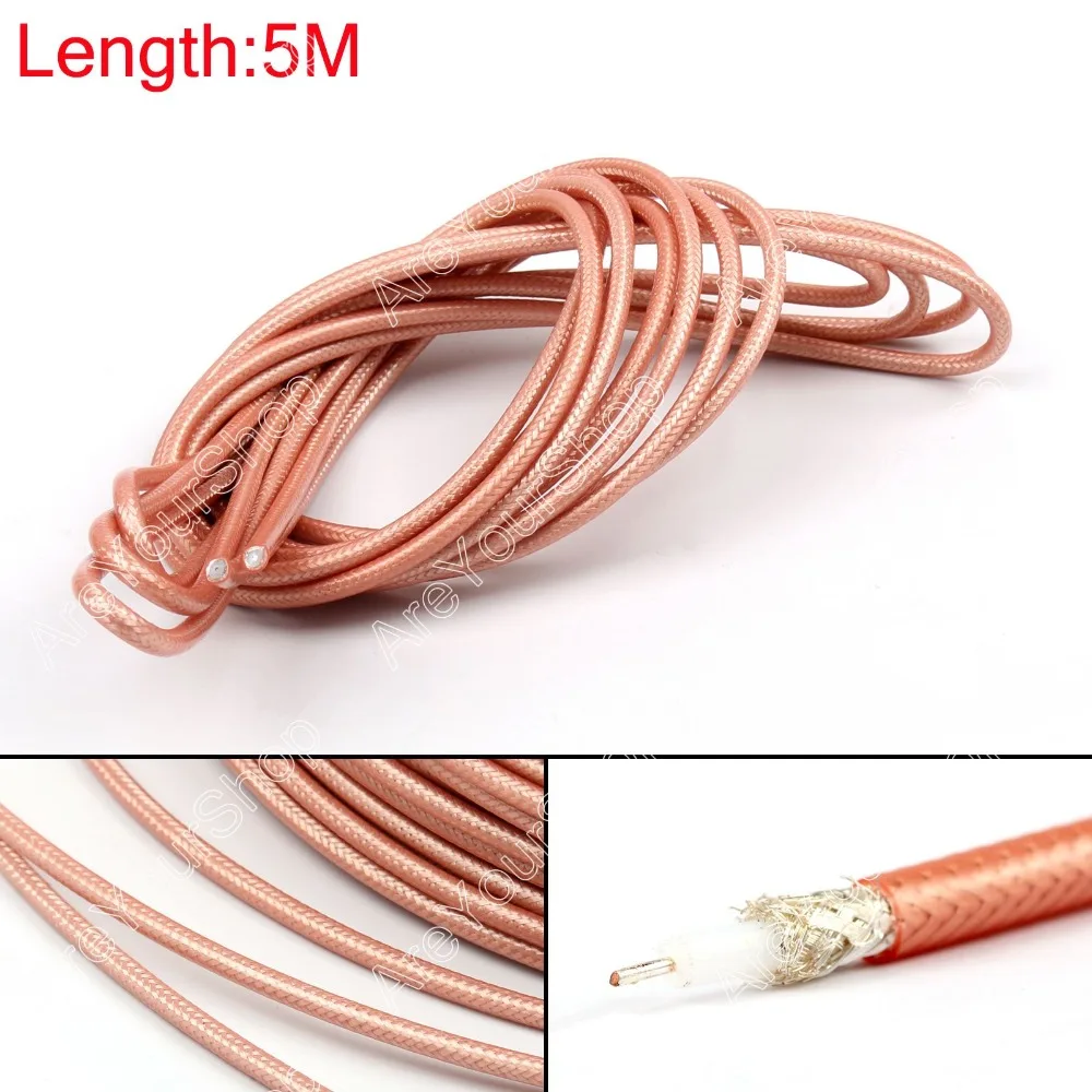 Sale 500cm Rg142 Rf Coaxial Cable Connector 50ohm M17/60 Rg
