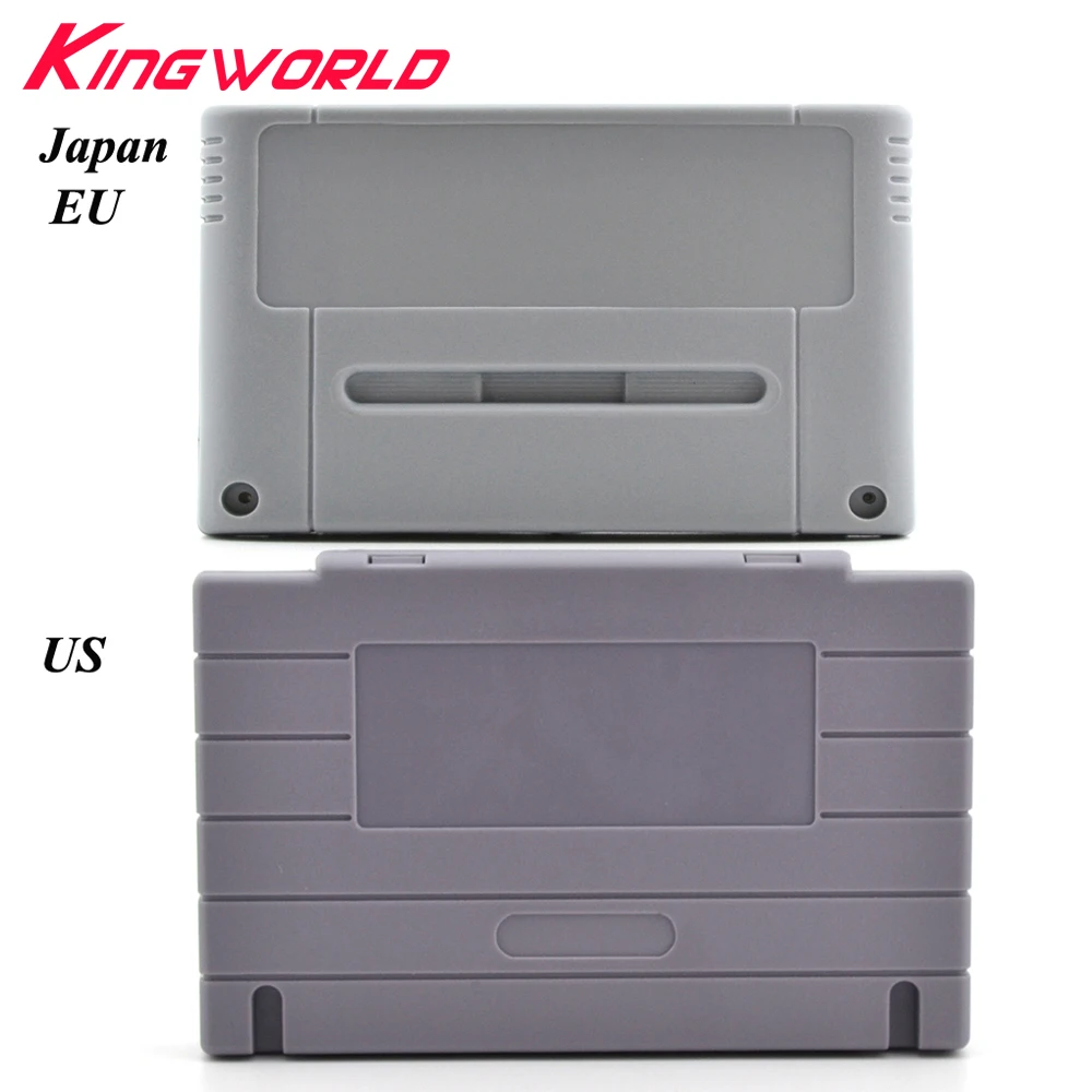 

10pcs 16bit Game Cartridge Replacement Plastic card Shell for Nintendo For SNES game Console (US JP EU Version )
