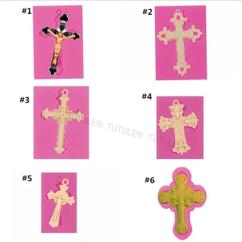 

Gadgets-Silicone Victorian Cross Mold for Fondant - Gum Paste - Chocolate - Candy - Clay - Resin - Crafts, Jewelry or Food Mold