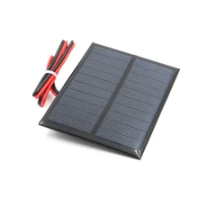 5 в 200мА с 30 см удлинительным кабелем панели солнечных батарей поликристаллического кремния DIY модуль зарядного устройства для аккумуляторов мини солнечная батарея провод игрушка