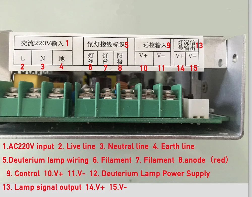 Новый источник питания deuterium lamp 2 5 в 10 BY026 для DD2.5 DD10 и других дуговых ламп Deuterium