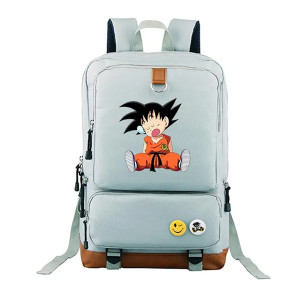Dragon Ball Z унисекс Back Pack Son Goku школьные сумки аниме ноутбук рюкзак большой дорожный рюкзак Kakarotto Bookbag женский рюкзак - Цвет: 4