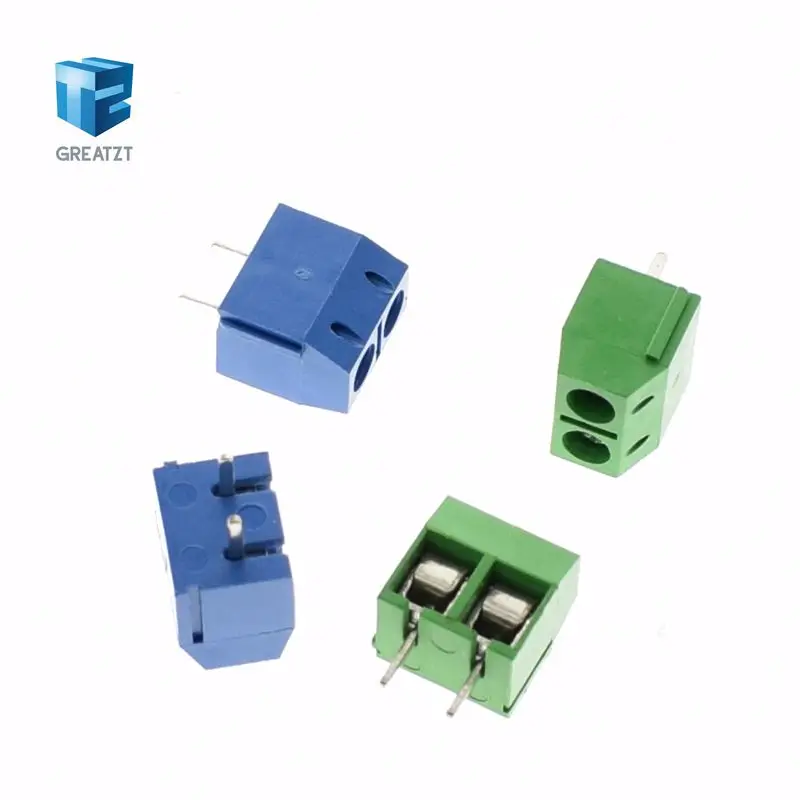 

100pcs 5.08-301-2P 301-2P 2P 2 Pin Screw Terminal Block Connector 5mm Pitch