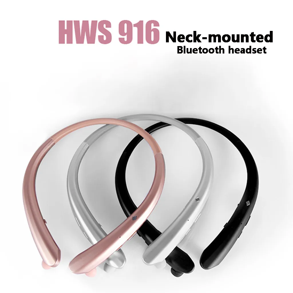 Универсальные беспроводные Bluetooth наушники с микрофоном складные HiFi звуковые гарнитуры шейные bluetooth s беспроводные наушники
