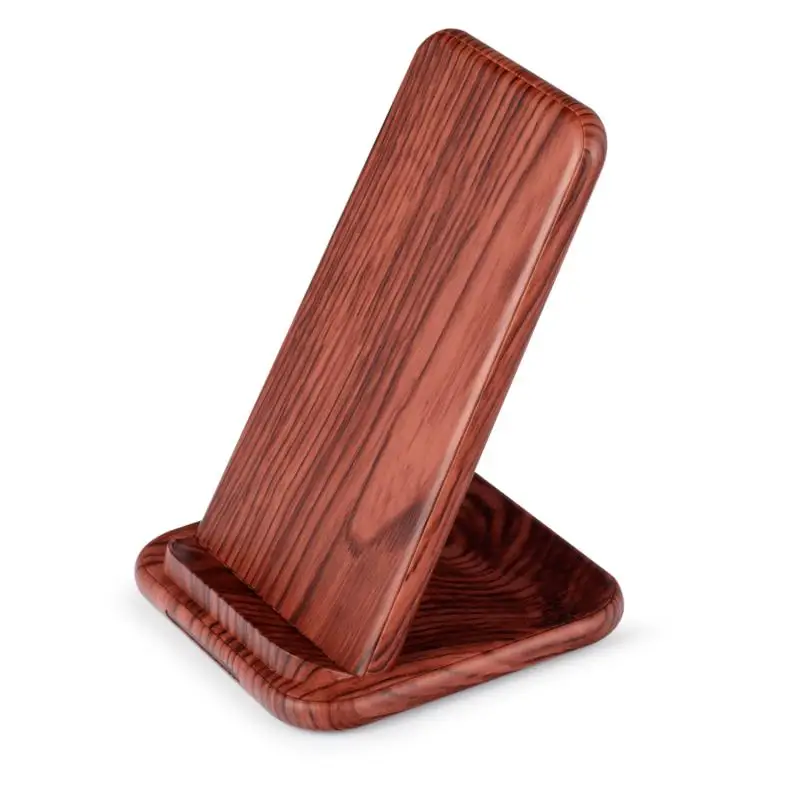 

10W Wood Qi Wireless Charger For iPhone X 8 Plus Wireless Charging Phone Holder for Samsung Galaxy Note 8 S8 S7 xiaomi mi mix 2s
