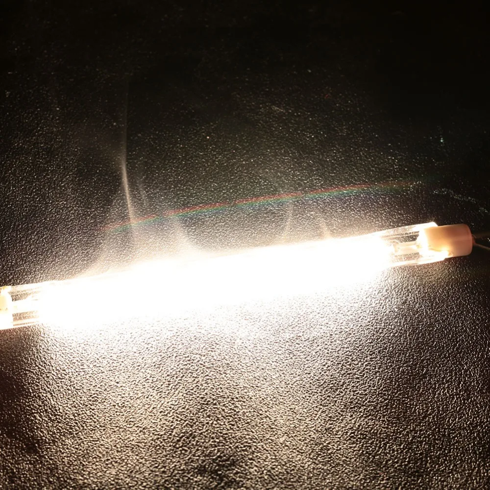 R7S галогенная лампа йод Вольфрамовая трубка Вольфрамовая Лампа 118 мм AC220-240V 300 Вт яркие бытовые принадлежности ночное освещение