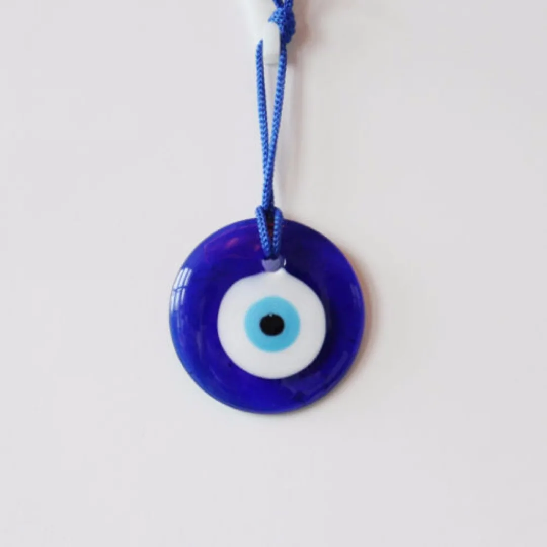 1pc Turkish Blue Glass Evil Eye Lucky Wall Office Car Amulet Decoration Protection
