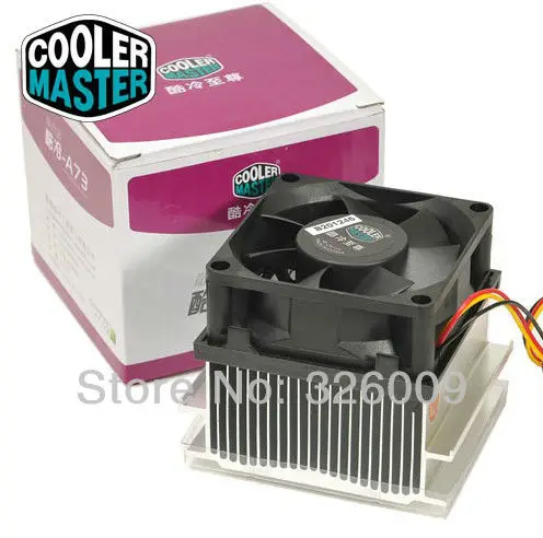 CoolerMaster A73, бесшумный 70 мм охлаждающий вентилятор для Intel Socket 478 Pentium 4 Celeron D, радиатор охлаждения процессора