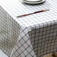 Table Cloth Party Rectangular Cotton Geometric Printed Tablecloth Decoration Elegant Table Cover Birthday Tafelkleed Zwart