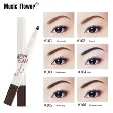 Dyeing Eyebrow Rotating Pen Comb Eyebrow Pencil Lasting Waterproof Not Smudged Six Colors Dyeing Eyebrow Rotating Pen Comb Eyebrow Pencil Lasting Waterproof Not Smudged Six Colors