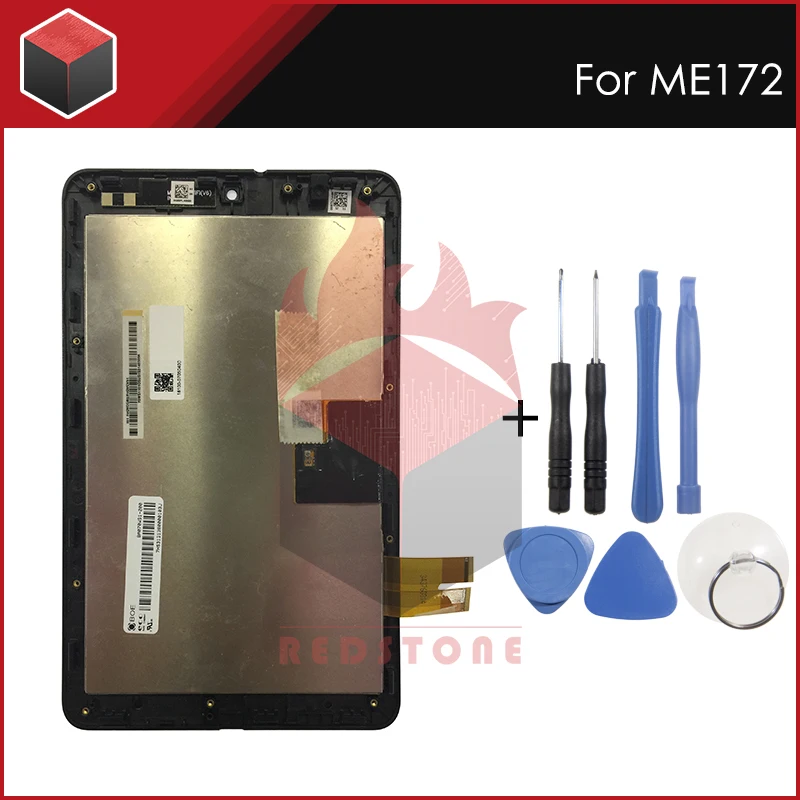 

7 inch LCD Display Screen With Touch Panel Assembly For Asus MeMo Pad ME172V ME172 K0W B0219 Replacement Tools