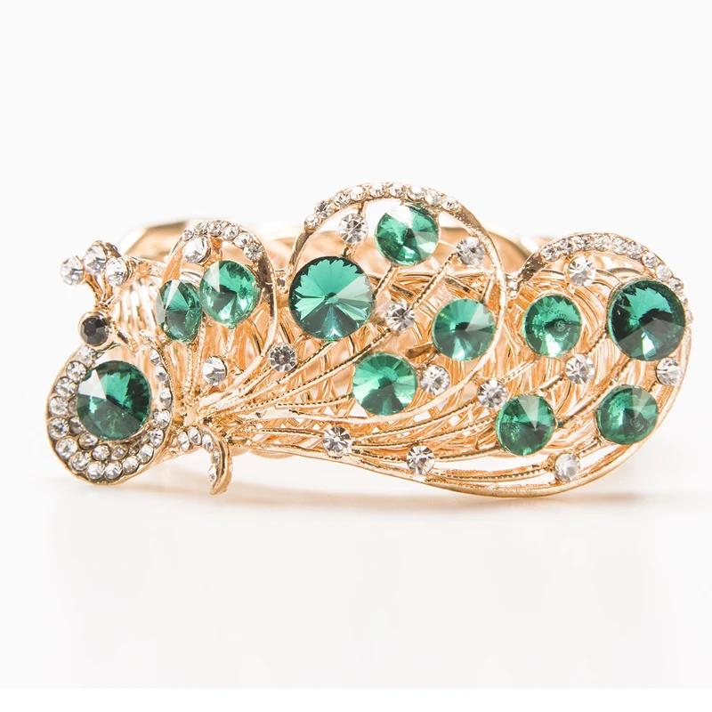 Nouveau Mode Haute Qualité Multicolore Incrustation Strass Bracelets et Bracelets pour les femmes Bracelets indiens Or Plaqué ex.