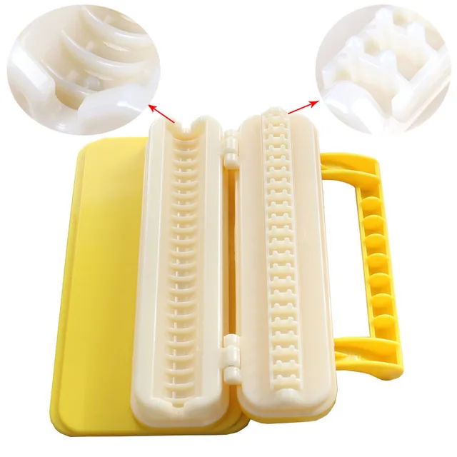 Hús Nyárs Gép Abs Műanyag Húslánc -Eszköz Hordozható Kebab Készítő Bbq Szerszámok Marhahús Churrasco Shish Kebabhoz - Image 5