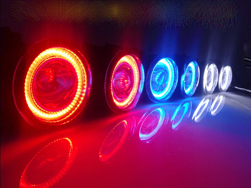 2 шт. светодиодный Ангельские глазки туман светильник для Защитные чехлы сидений