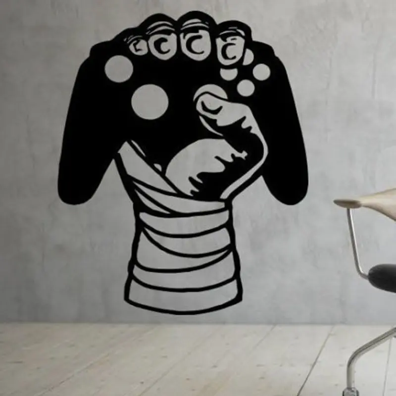 Video Game Sticker Play Decal Gaming Posters Gamer Vinyl Wall Decals Parede Decor Mural 19 Color Choose Video Game Sticker