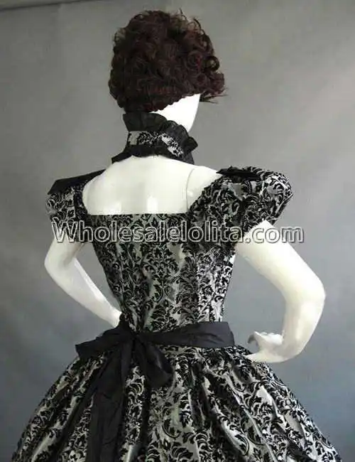 Винтажные костюмы 1860 s, платья в викторианском стиле, Готическая Лолита, Южная красавица