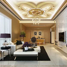 QINGCHUN Пользовательские печати 3D ткань и текстильные обои для стен Ткань Потолок матовый шелк для гостиной Европейский цветок моряки