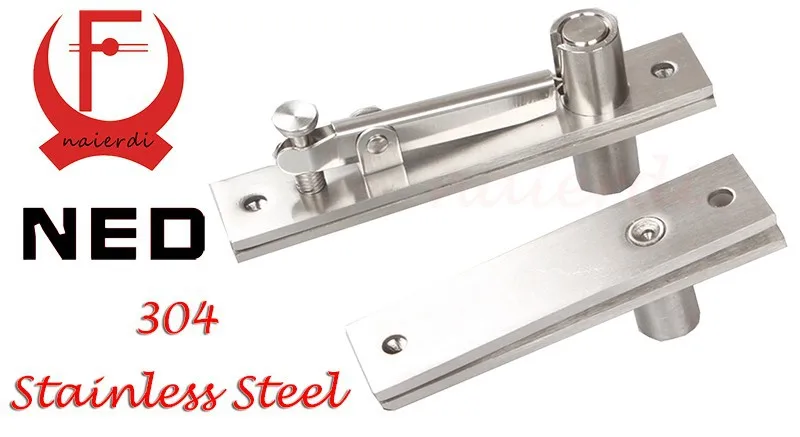 Ned High Quality Stainless Steel 304 Door Hinge 130x25mm 105x25mm Type Pivot Hinge Door Hinges