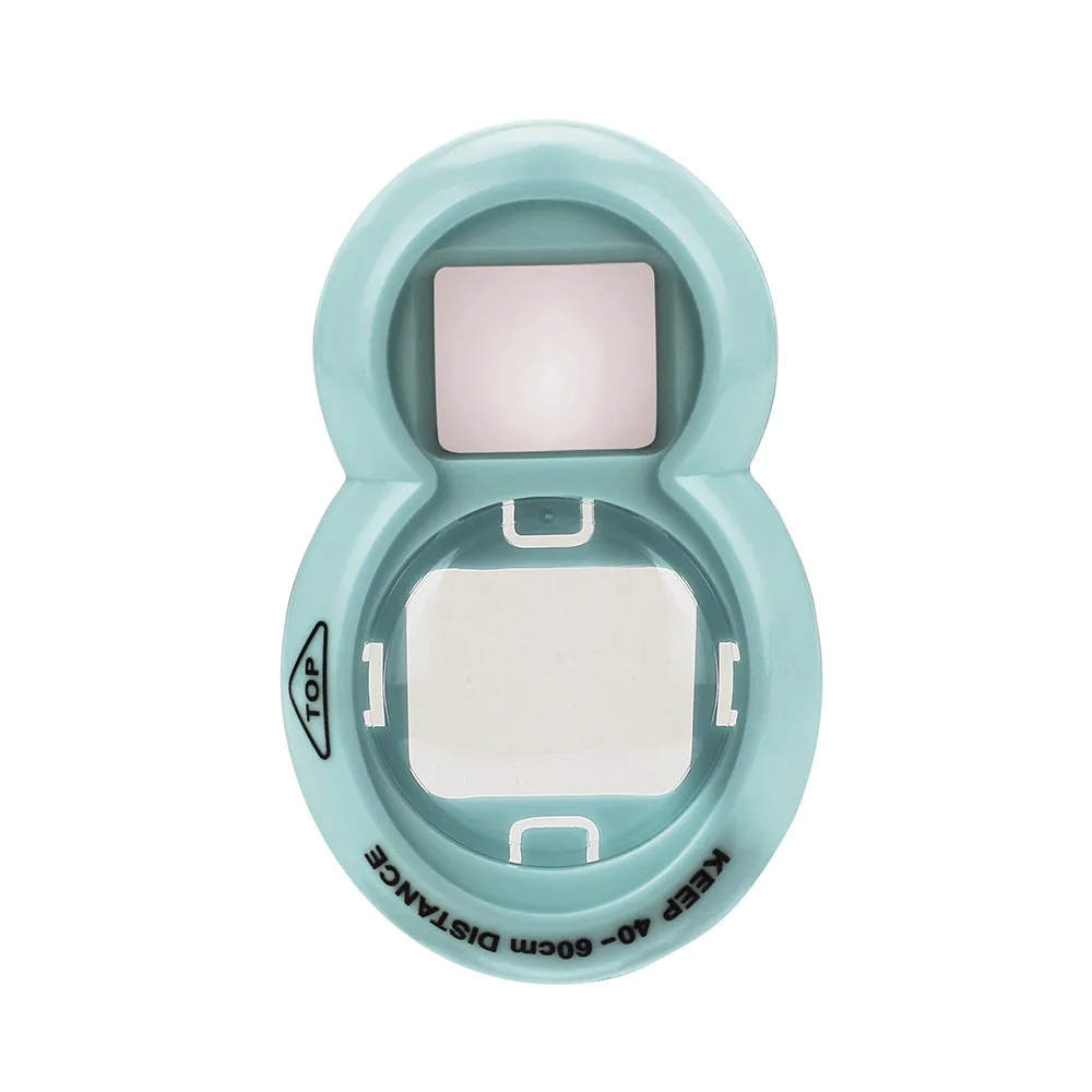 Карамельный цвет объектив для съемки крупным планом зеркалом из нержавеющей стали для ЖК-дисплея с подсветкой Fujifilm Instax Mini 9/8/8+/фотоаппаратов моментальной печати 7s Камера - Цвет: blue Selfie Mirror