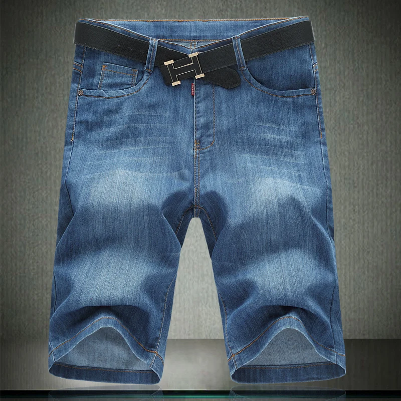 Summer Men Clothing Casual Denim Shorts 